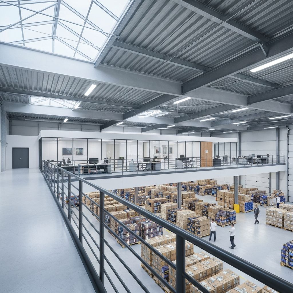 Armazéns com Mezanino